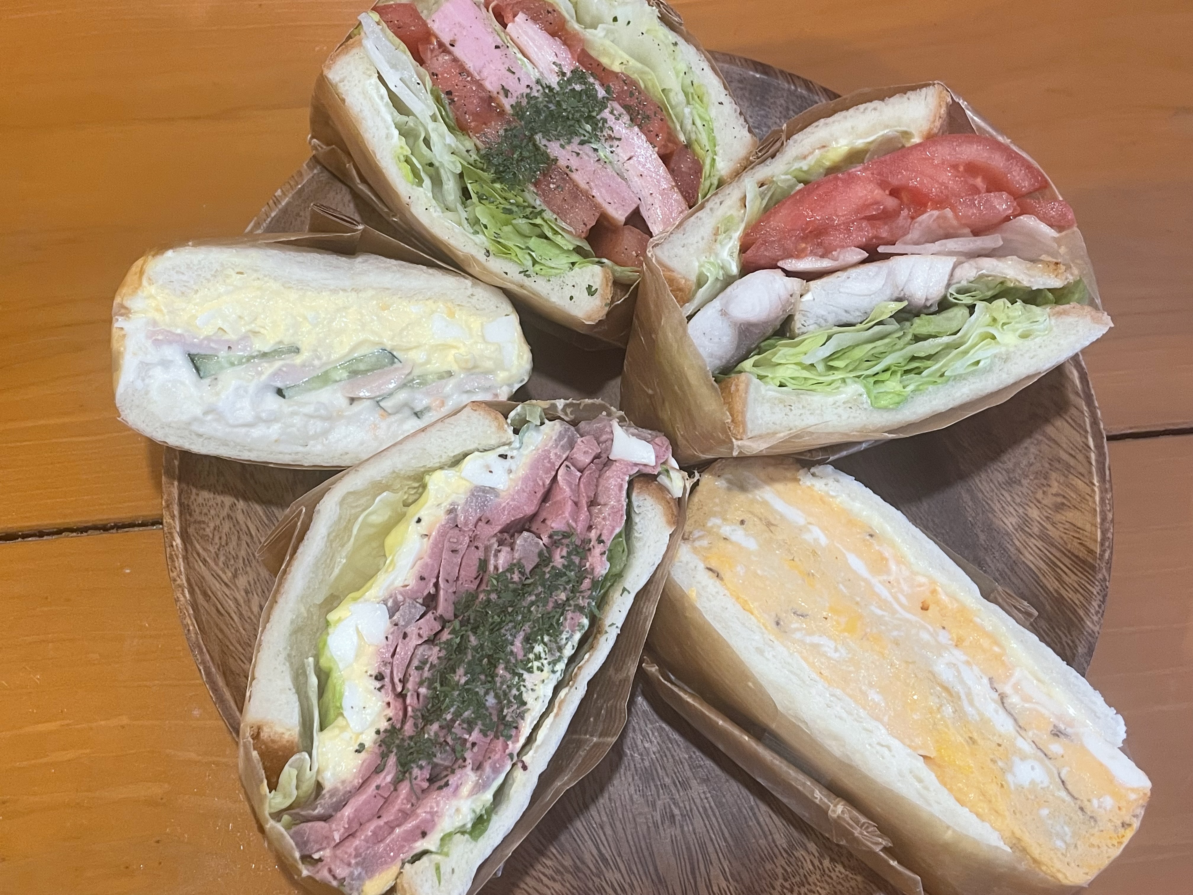 お食事サンド各種